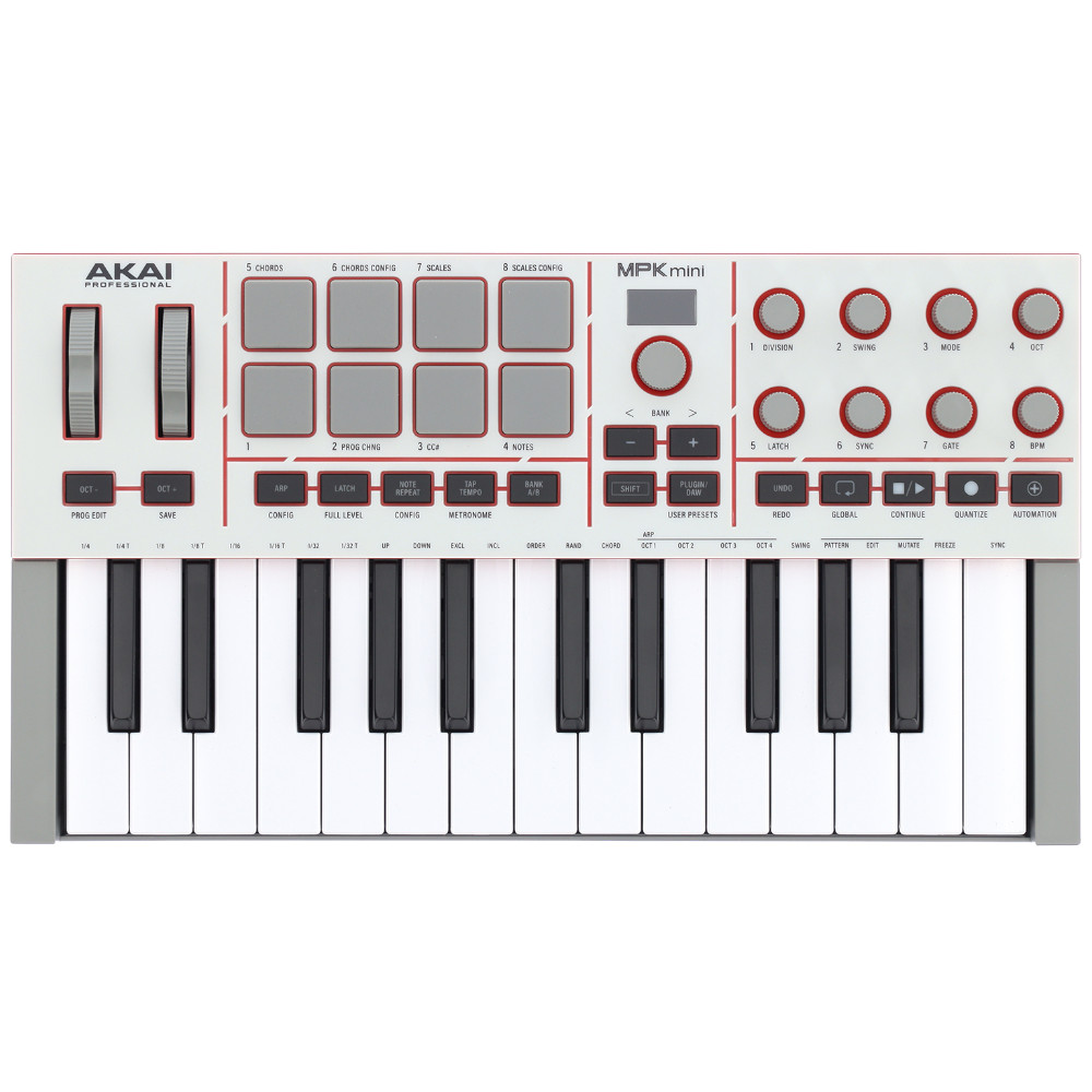 Tastiera MIDI USB-C Akai MPK Mini IV Grey