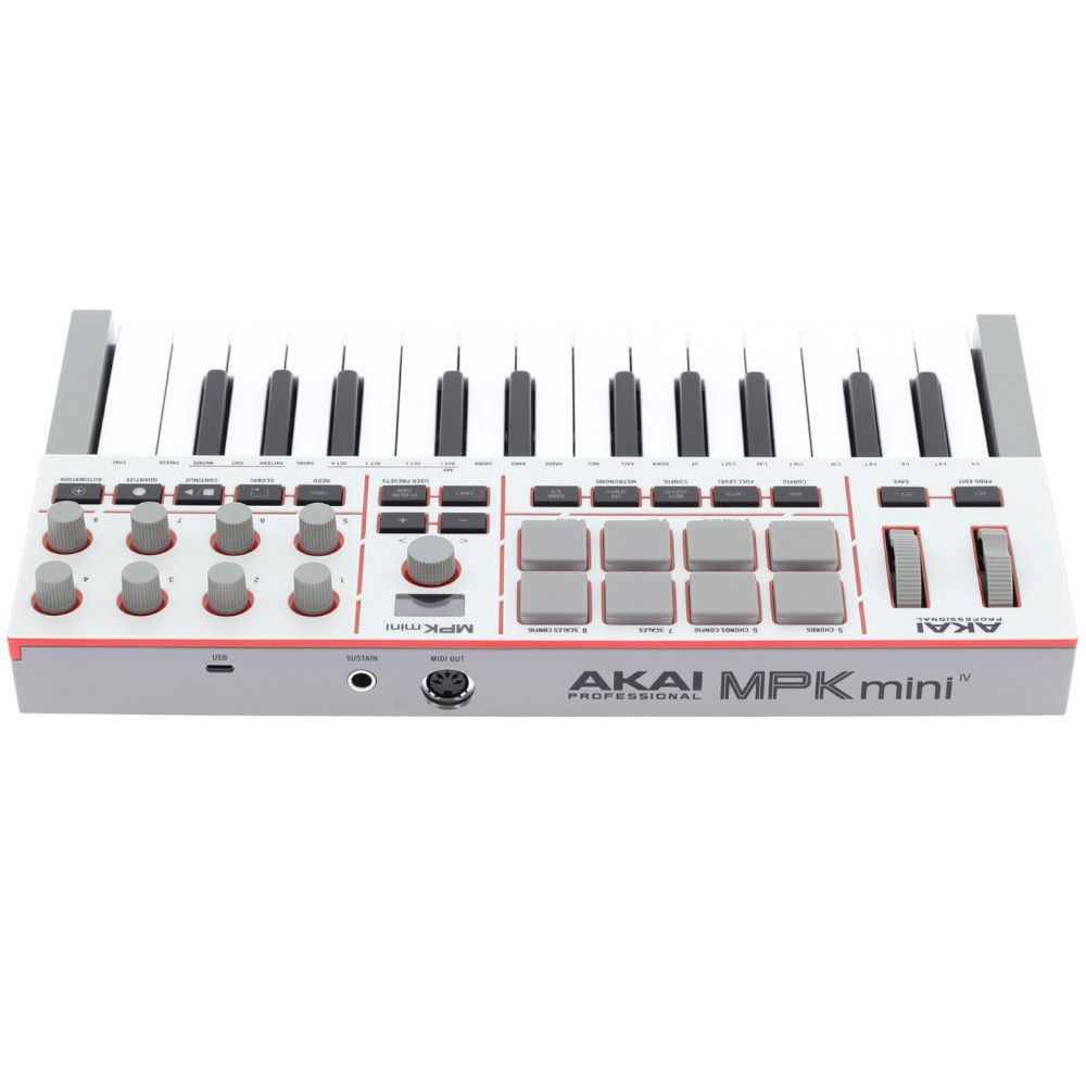 Tastiera MIDI USB-C Akai MPK Mini IV Grey