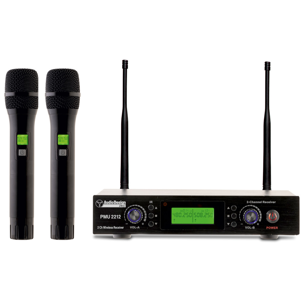 Coppia radiomicrofoni Audiodesign PMU2212