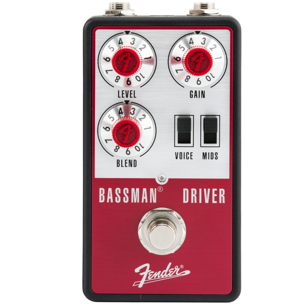 Pedale Overdrive per basso Bassman Fender Driver