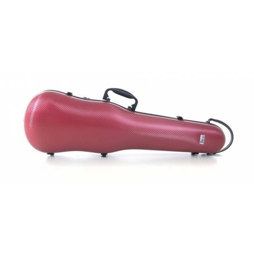 [PS350087] Custodia sagomata per violino policarbonato 1.8 RED