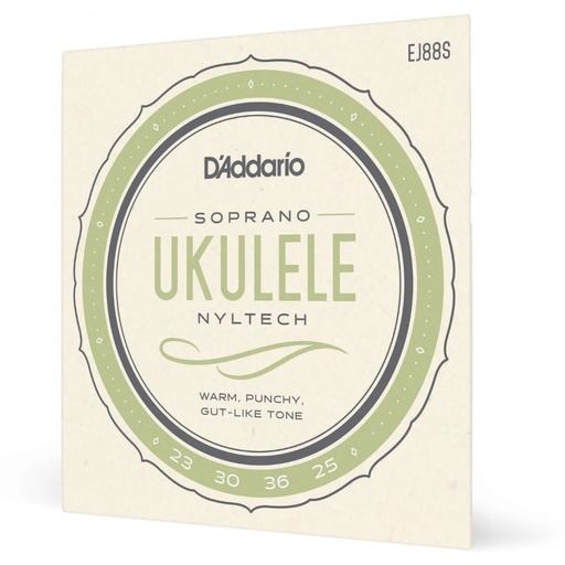 [EJ88S] Muta D'addario EJ88S in nyltech per ukulele soprano