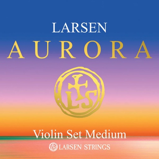 [631196.] Muta violino Larsen AURORA medium silver