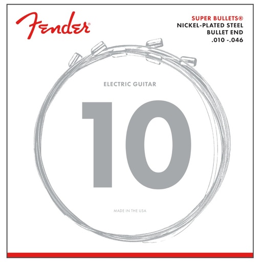 [0733250406] Muta per elettrica Fender Super Bullet 10-46