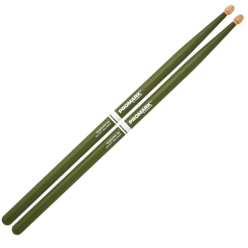[TX5AW-GREEN] Bacchette ProMark 5A Hickory Green TX5AW-GREEN