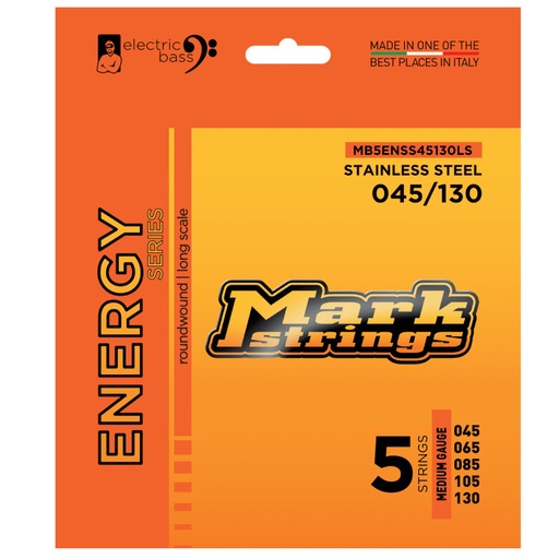 [MB5ENSS45130LS] Muta corde per basso 5 corde MarkBass Energy 45/130