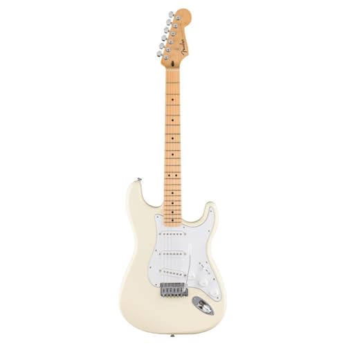 [0266220505] Chitarra elettrica Fender Standard Stratocaster MN Olympic White