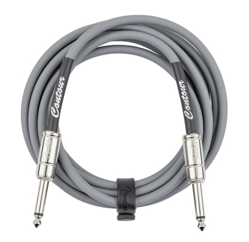 [0990571124] Cavo Jack/Jack Fender Contour™ Argento Inca 3M