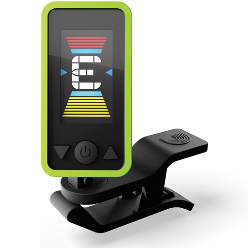 [PW-CT-17GN] Accordatore clip D'Addario Eclipse, verde