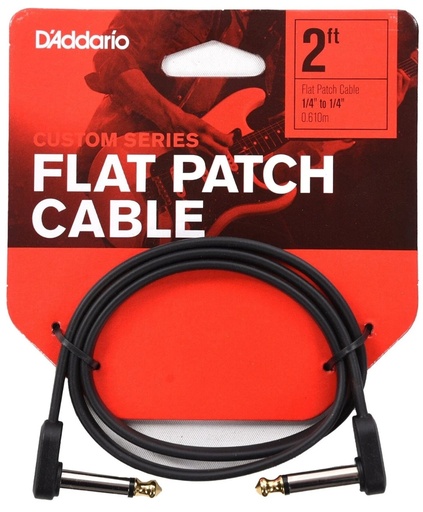 [PW-FPRR-02] Cavo Patch piatto D'Addario  60 cm PW-FPRR-02