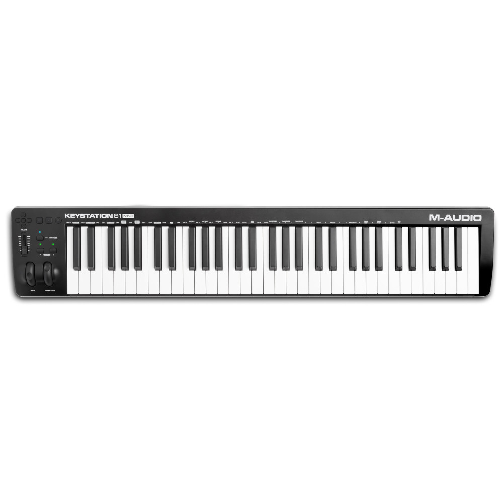 M-AUDIO Keystation 61 MK3 - Tastiera MIDI Controller USB a 61 Tasti, Controlli Assegnabili, Plug-and