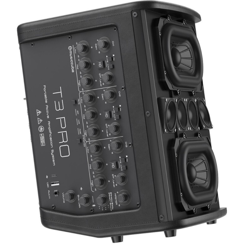 Amplificatore portatile 260Watt Music Cube T3 Pro Black