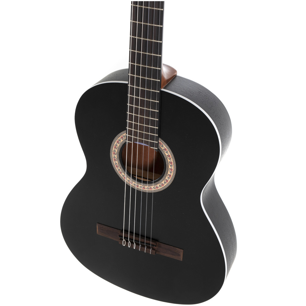 Chitarra classica elettrificata Caballero Serie Principio P BK