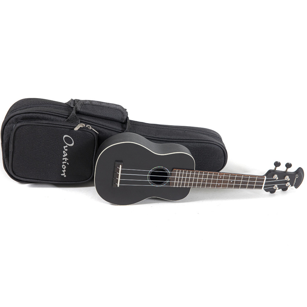 Ukulele soprano Ovation Celebrity Traditional BK Satin