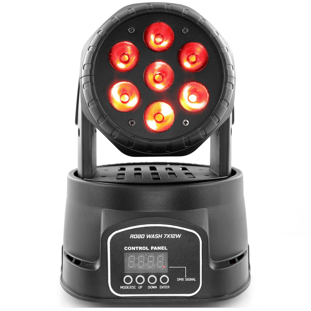 Testa mobile BoomTone Dj 7x12 Led Wash