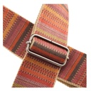 Tracolla Magrabò Stripe SC Retrò Mexico 5 cm terminali Nero fibbia Argento