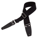 Tracolla Magrabò Stripe SC Entry Nero 5 cm terminali Nero fibbia Argento