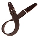 Tracolla Magrabò Stripe SC Entry Marrone 5 cm terminali Marrone Scuro fibbia Ottone Antico
