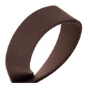 Tracolla Magrabò Stripe SC Entry Marrone 5 cm terminali Nero fibbia Argento