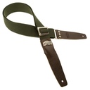 Tracolla Magrabò Stripe SC Cotton Verde 5 cm terminali Twinkle Grigio, fibbia Recta Argento