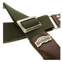 Tracolla Magrabò Stripe SC Cotton Verde 5 cm terminali Twinkle Grigio, fibbia Recta Argento