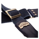 Tracolla Magrabò Stripe SC Cotton Washed Blu 5 cm terminali Twinkle Blu, fibbia Recta Ottone