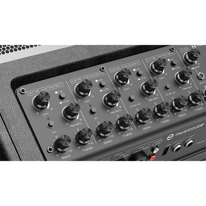 Amplificatore portatile 150Watt Music Cube T3II Pro Black