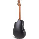 Ovation Chitarra acustica elettrica Celebrity Elite Plus CE44P Mid Cutaway – Coperta in legno pregia