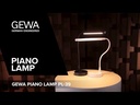 Lampada per pianoforte Gewa PL39 con caricatore per smartphone