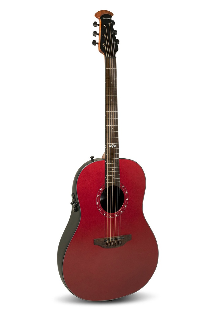 Chitarra elettroacustica Ovation Pro Series Ultra Mid-Depth Vampira Red