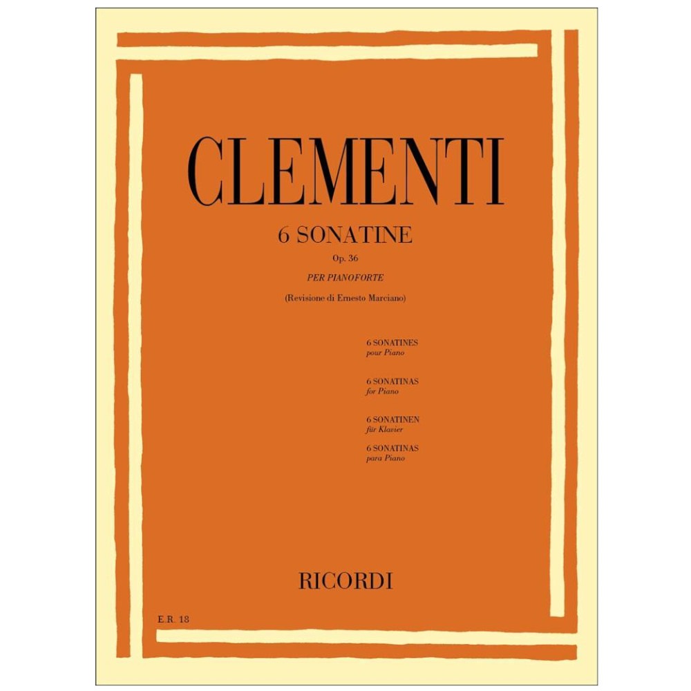 Clementi - 6 SONATINE OP. 36