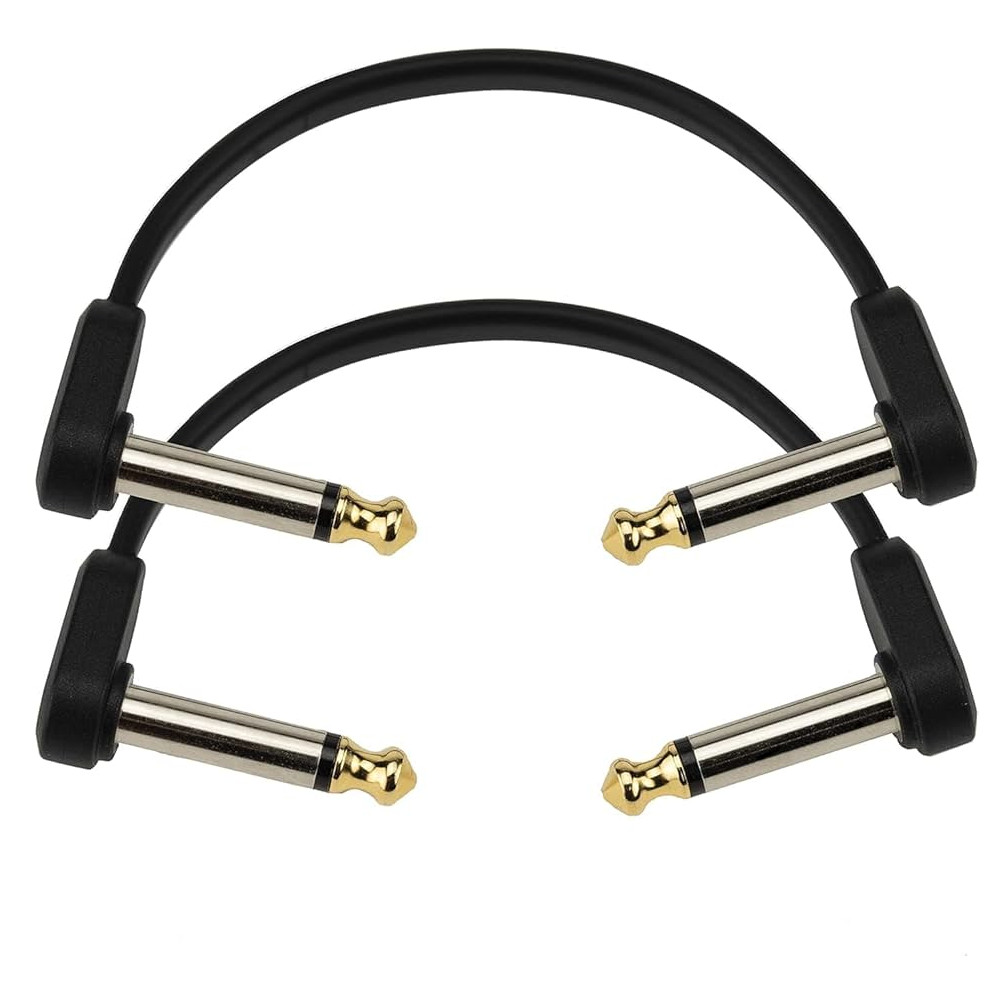 Coppia di cavi patch piatti D'Addario 204