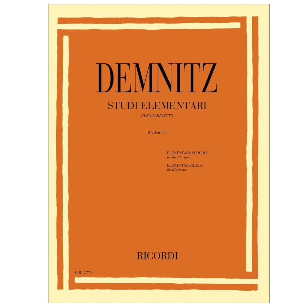 Demnitz - Studi elementari per clarinetto