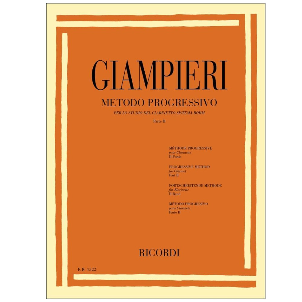 Giampieri - Metodo Progressivo Per Lo Studio Del Clarinetto VOL.2