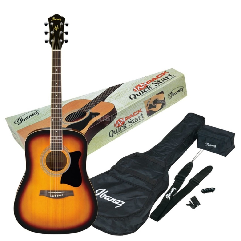 Kit chitarra acustica Ibanez V50NJPVS