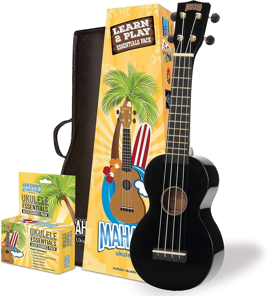 Kit Ukulele Mahalo Rainbow Nero