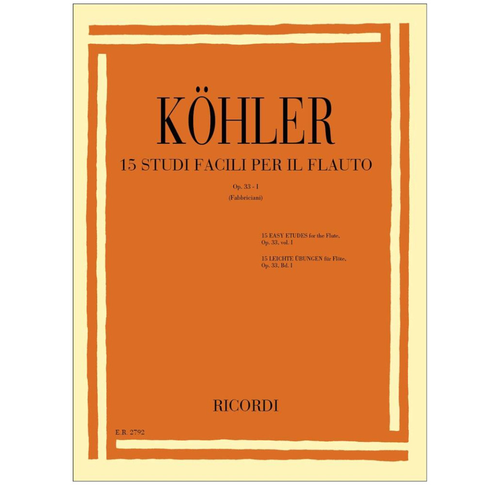 Kohler - Flauto Studi Op. 33 Vol 1