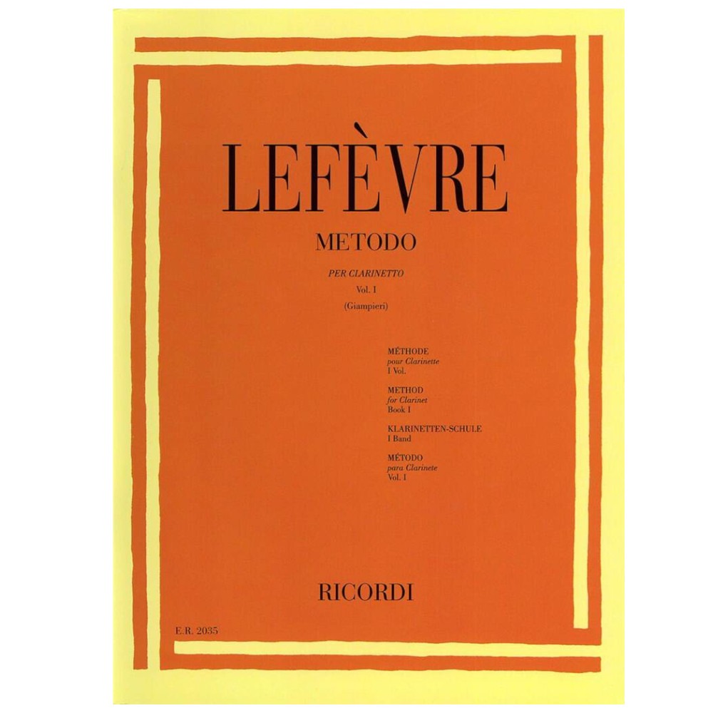 Lefevre - Metodo per clarinetto vol. 1