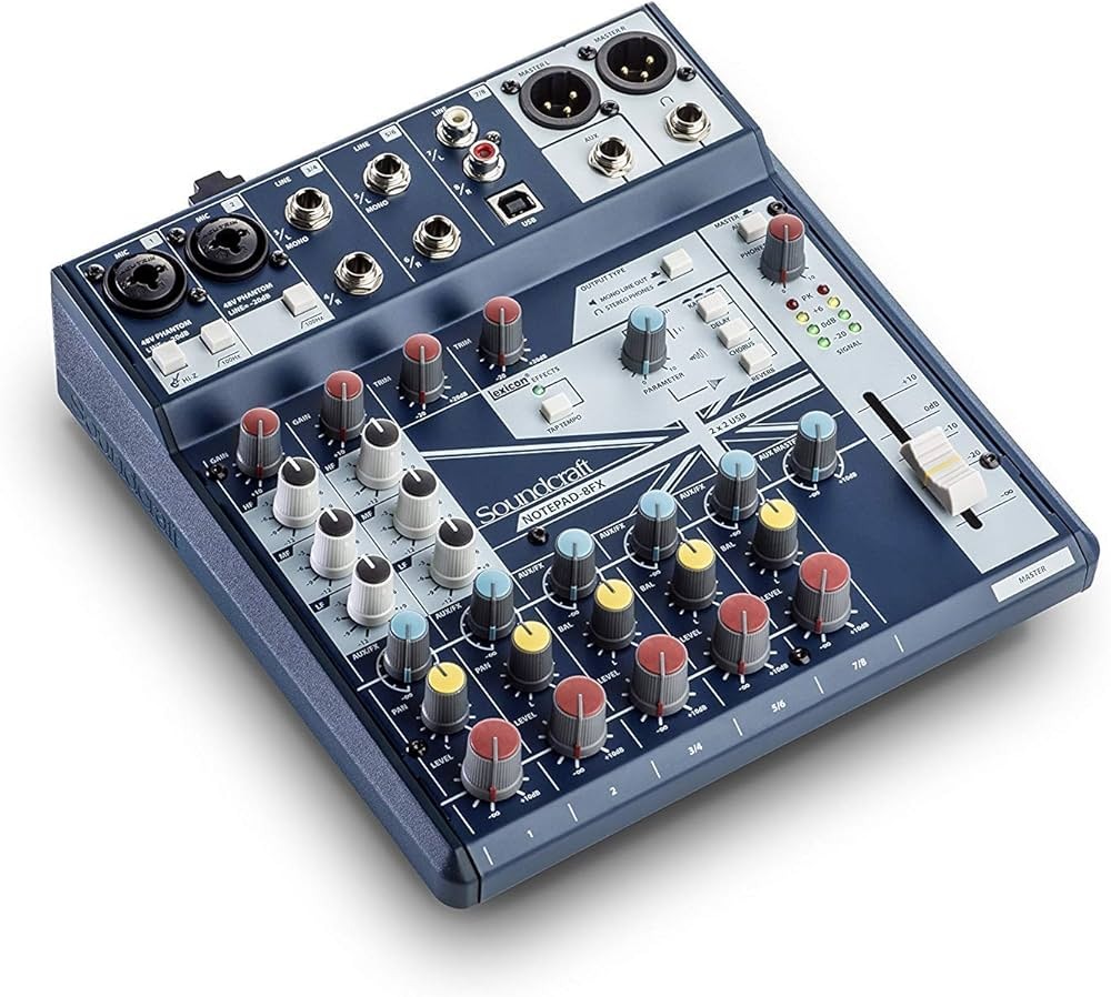 Mixer Soundcraft Notepad 8fx