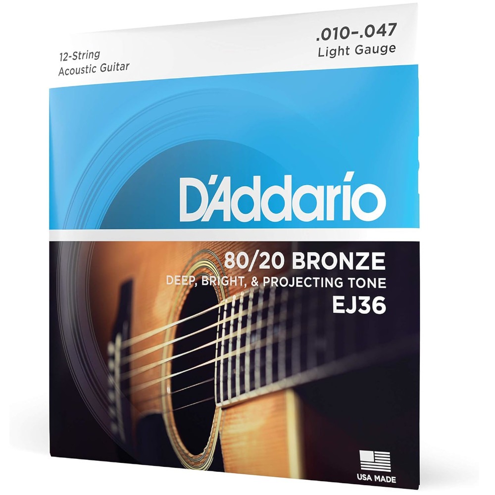 Muta acustica D'addario EJ36 010/047 12 corde