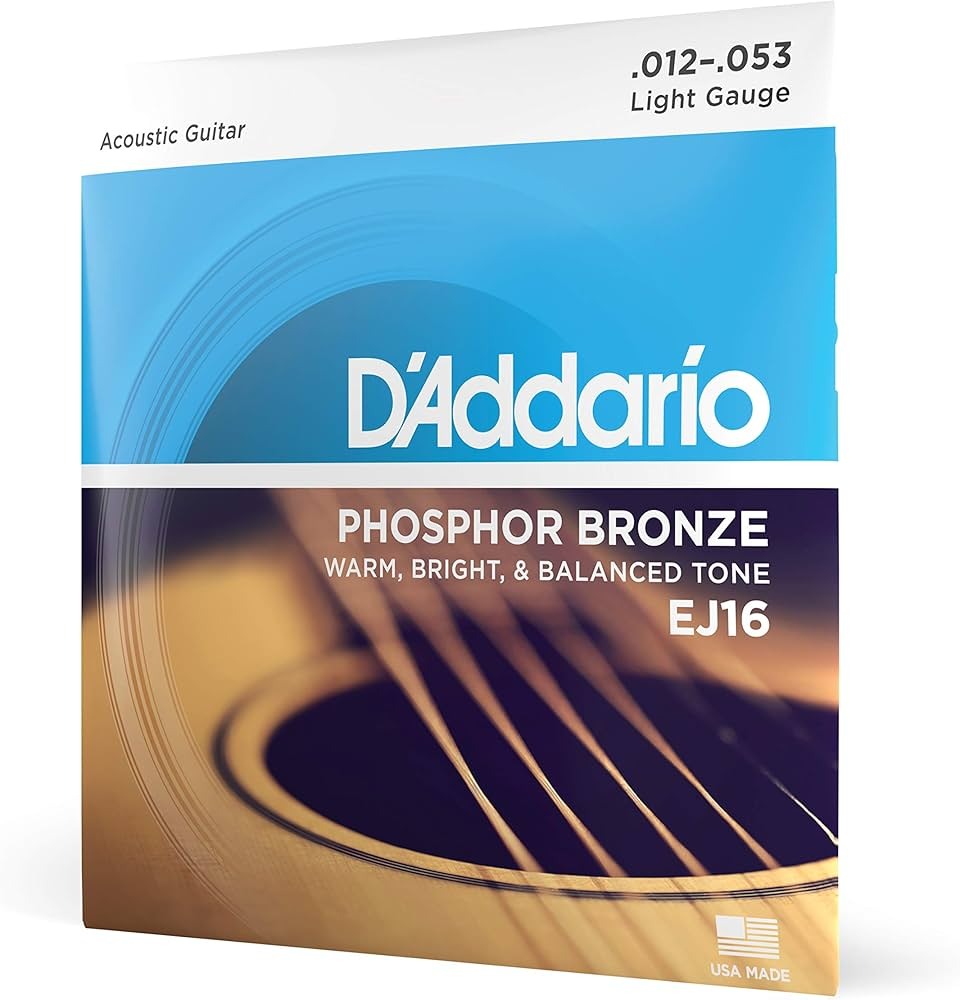 Muta acustica D'addario Phosphor Bronze EJ16 12-53