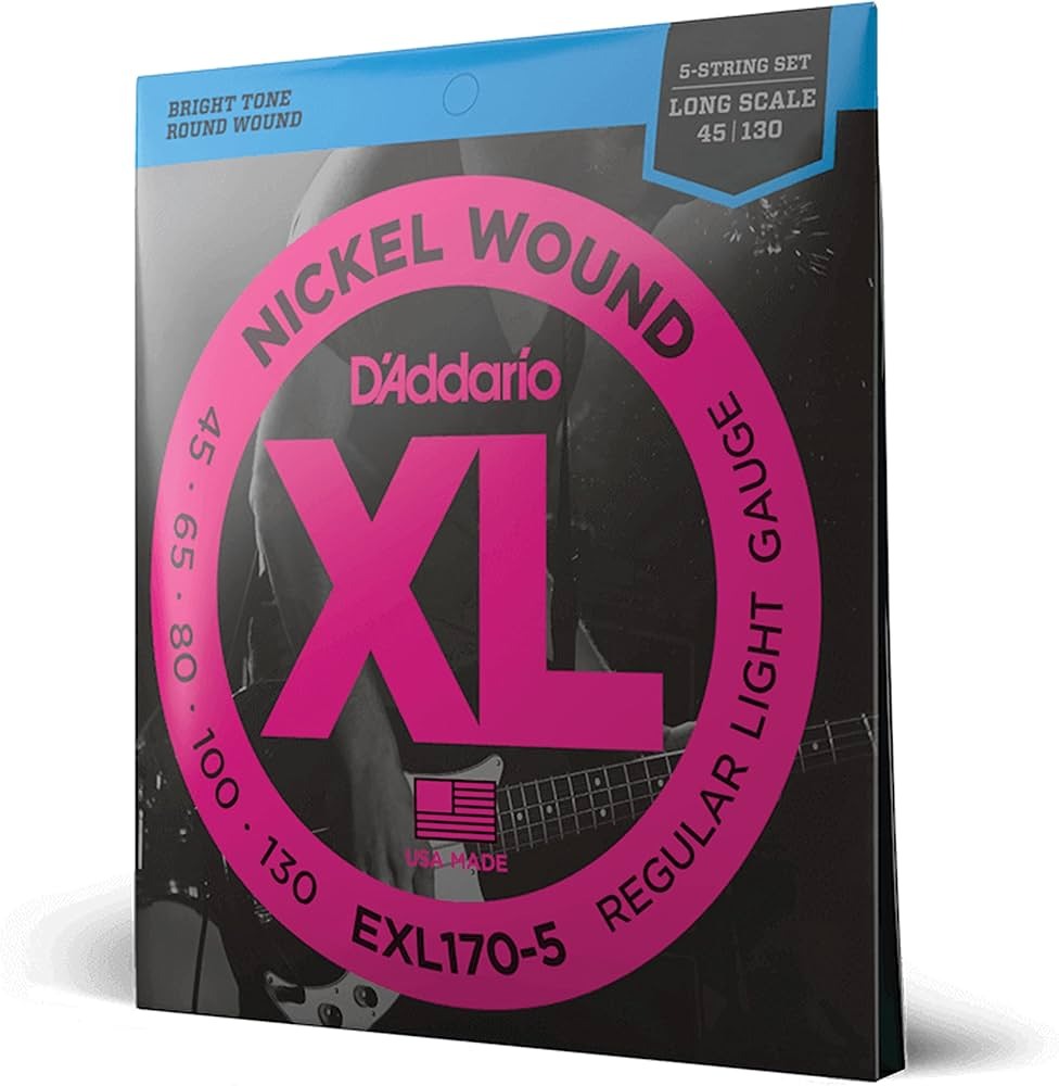 Muta basso D'Addario 045/130 5 corde EXL170-5