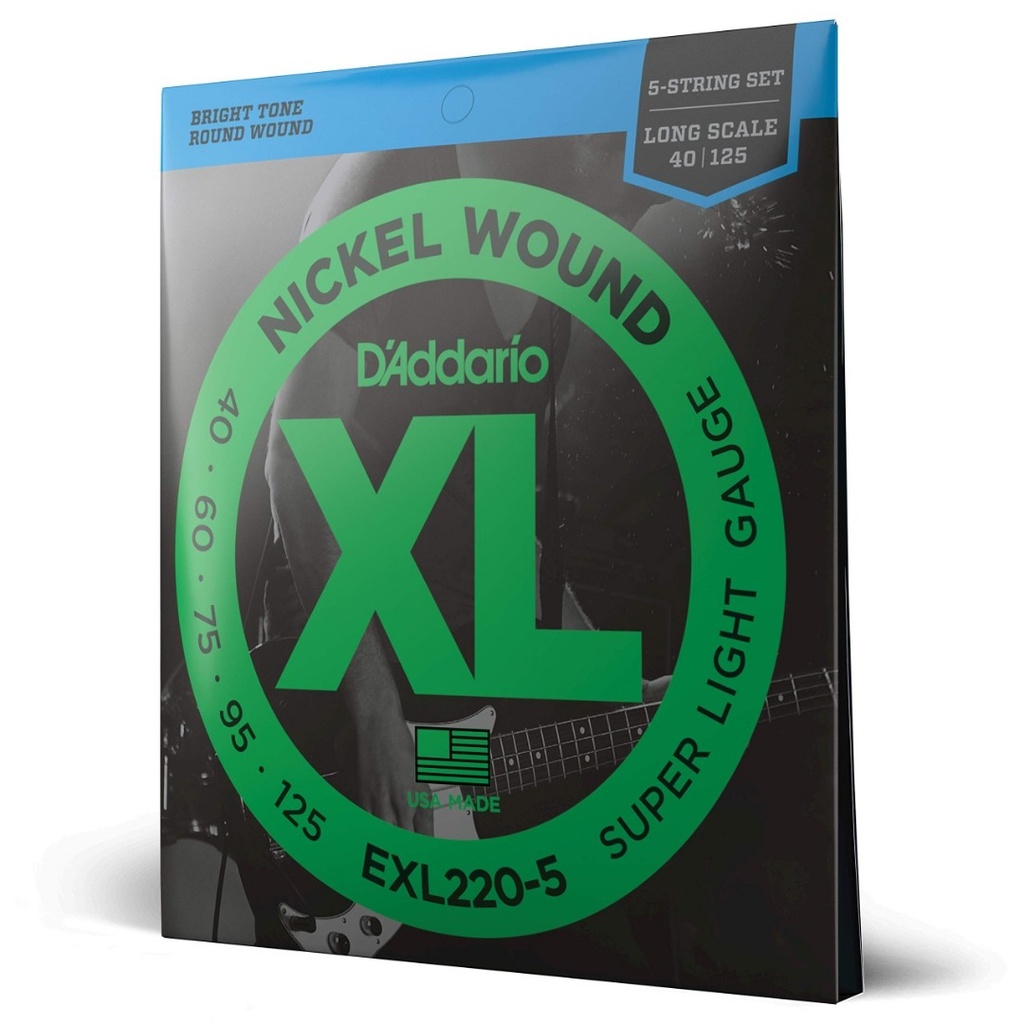 Muta Basso D'Addario 40/125 5 corde EXL220-5