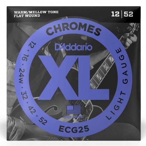 Muta elettrica D'Addario  012 Chromes jazz