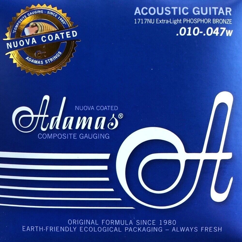 Muta per chitarra acustica Adamas 010/047 coated phosphor bronze