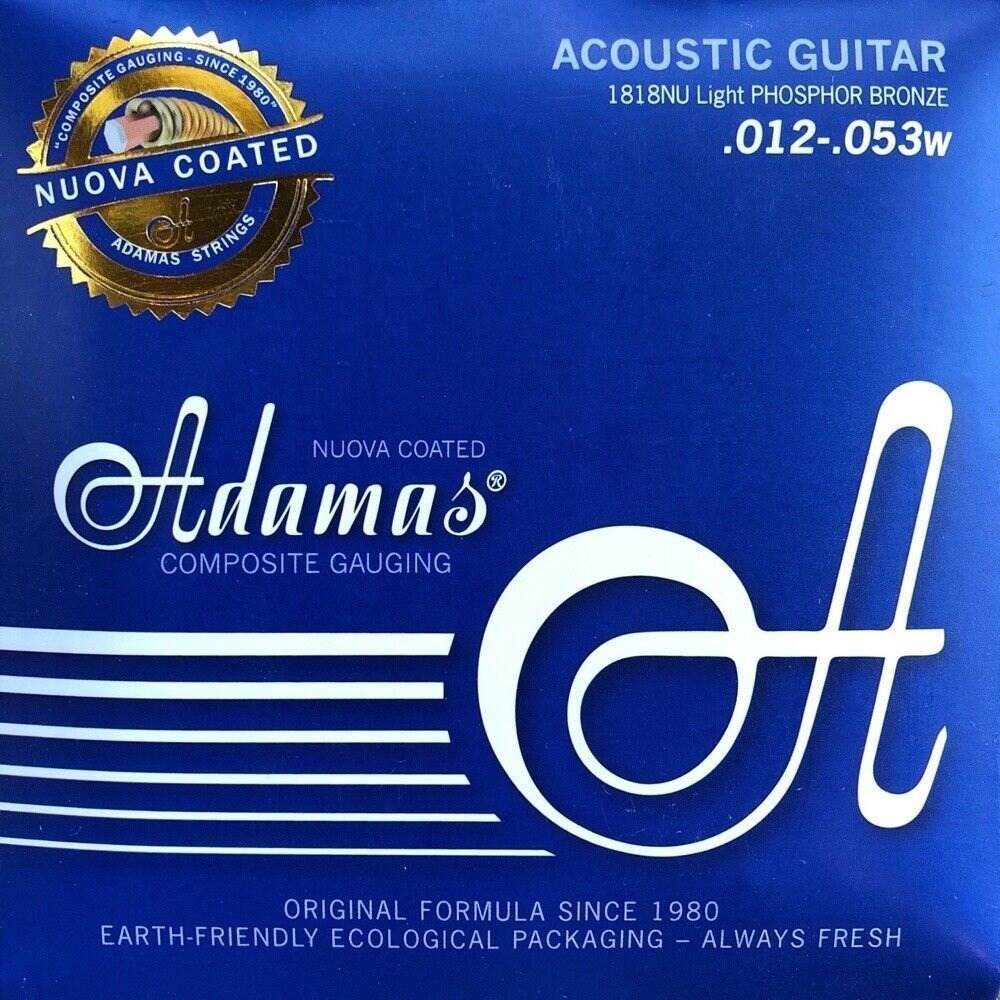 Muta per chitarra acustica Adamas 012/053 coated phosphor bronze