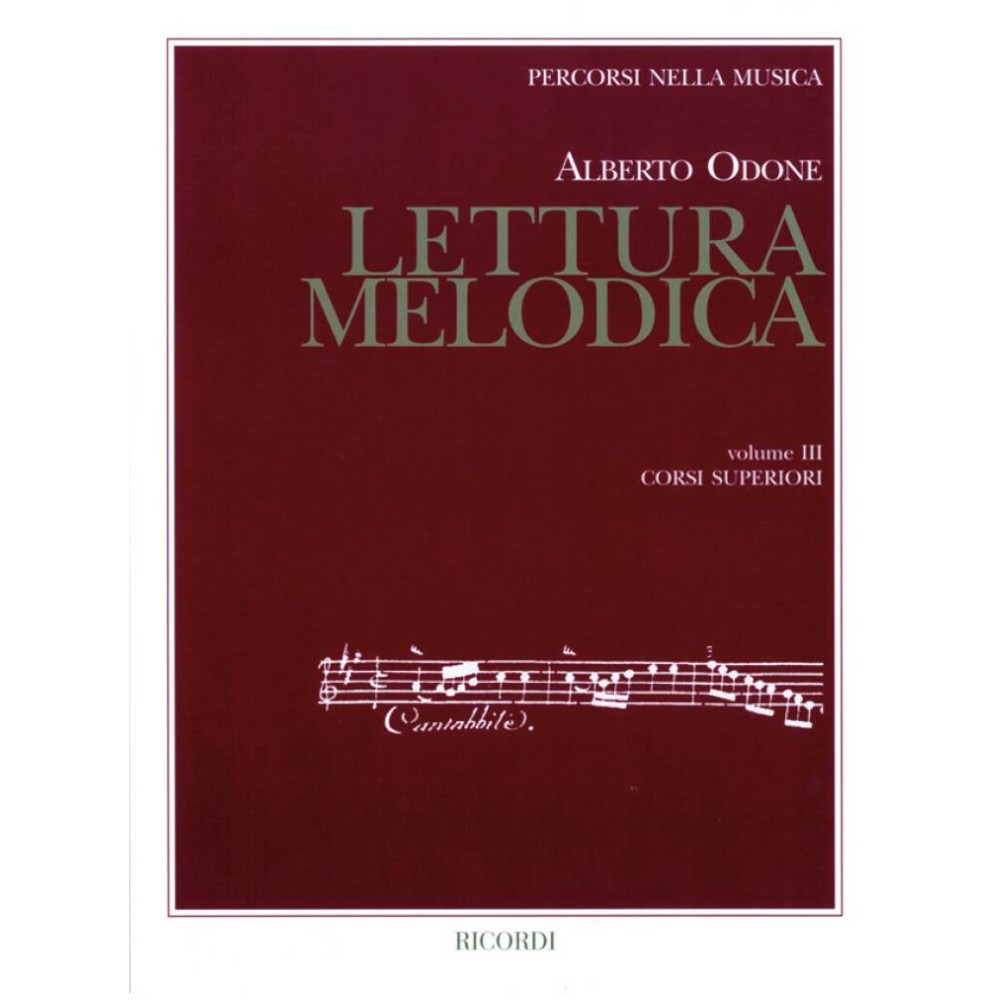 Odone - Lettura melodica III volume
