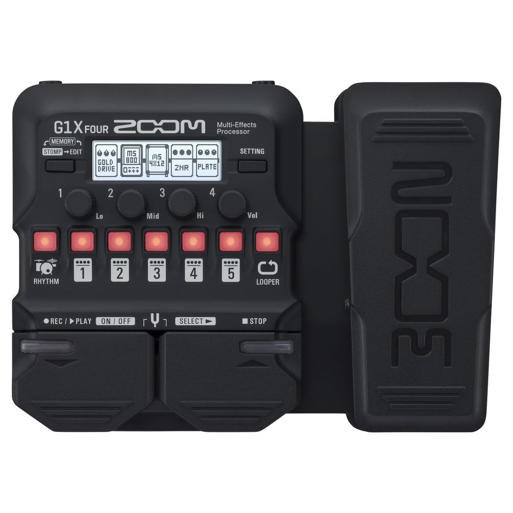 Pedale multieffetto per chitarra Zoom G1X Four