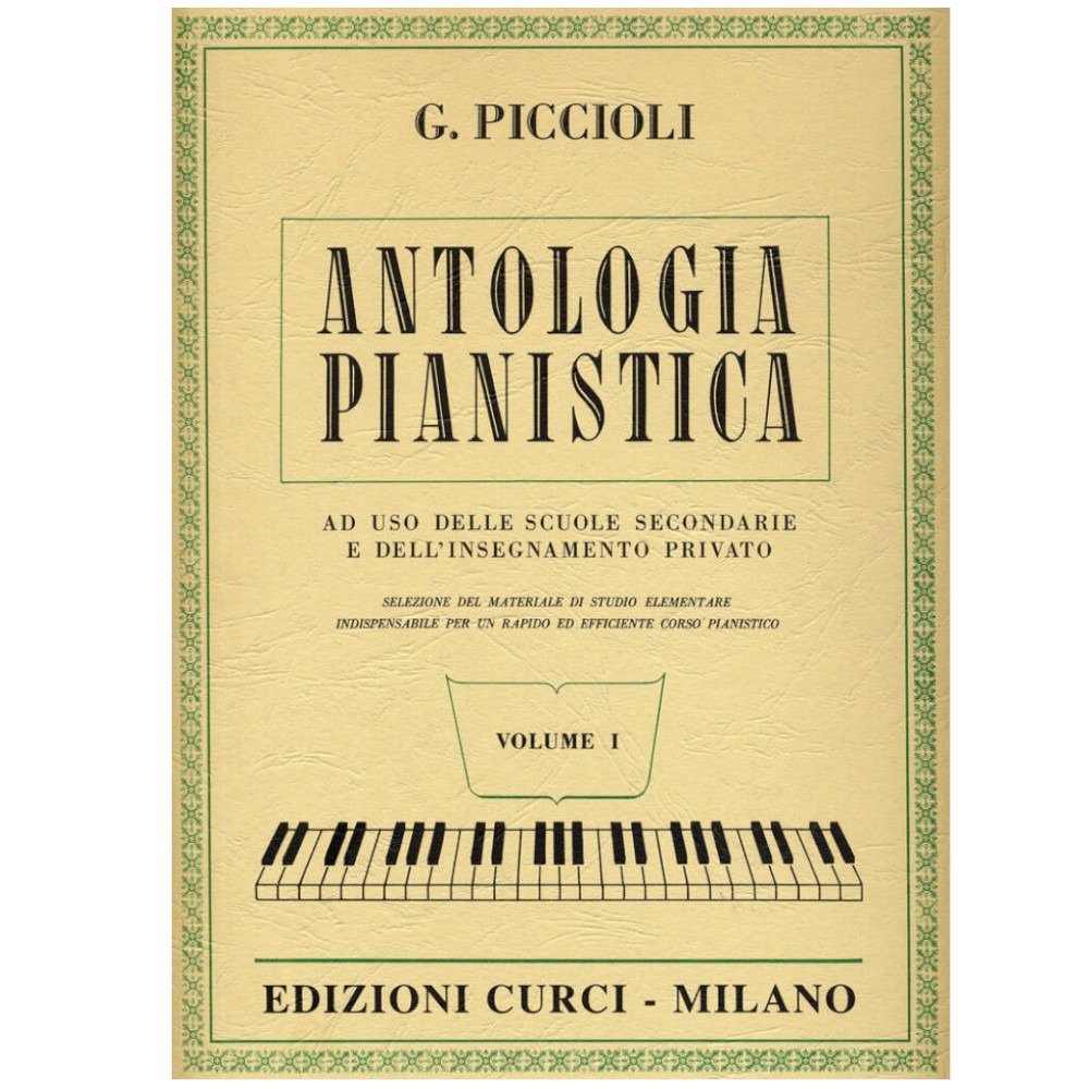 Piccioli - Antologia pianistica Vol. 1 per piano