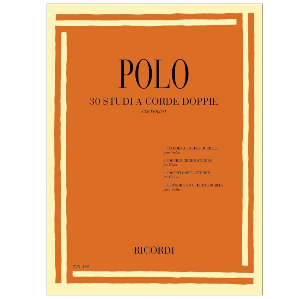 Polo - 30 studi a corde doppie per violino